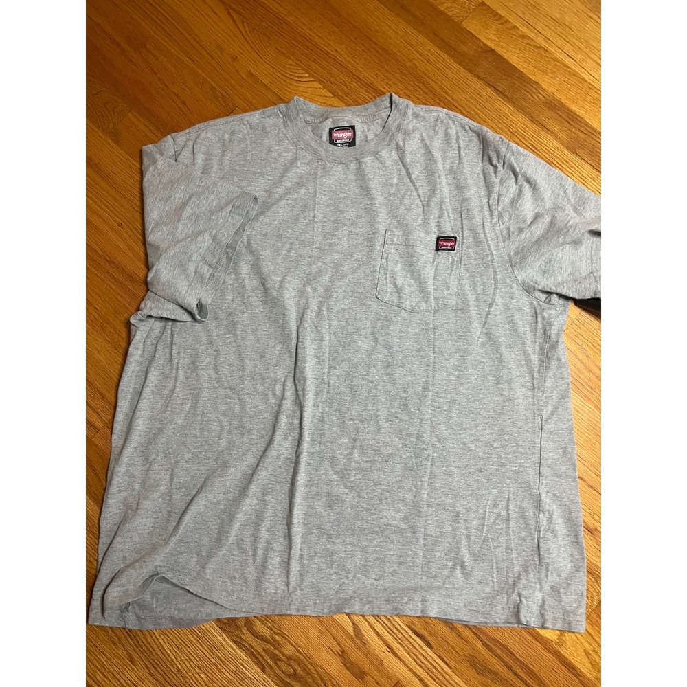Wrangler Workwear Pocket T-Shirt Crew Neck Gray Tee 3XL